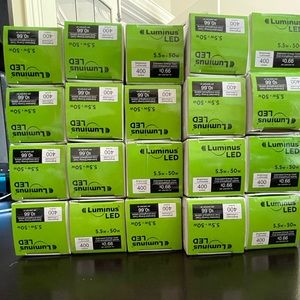 Luminus LED GU10 50w bulbs BNIB